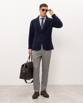 Pini Parma Gray wool pants TRFSGR