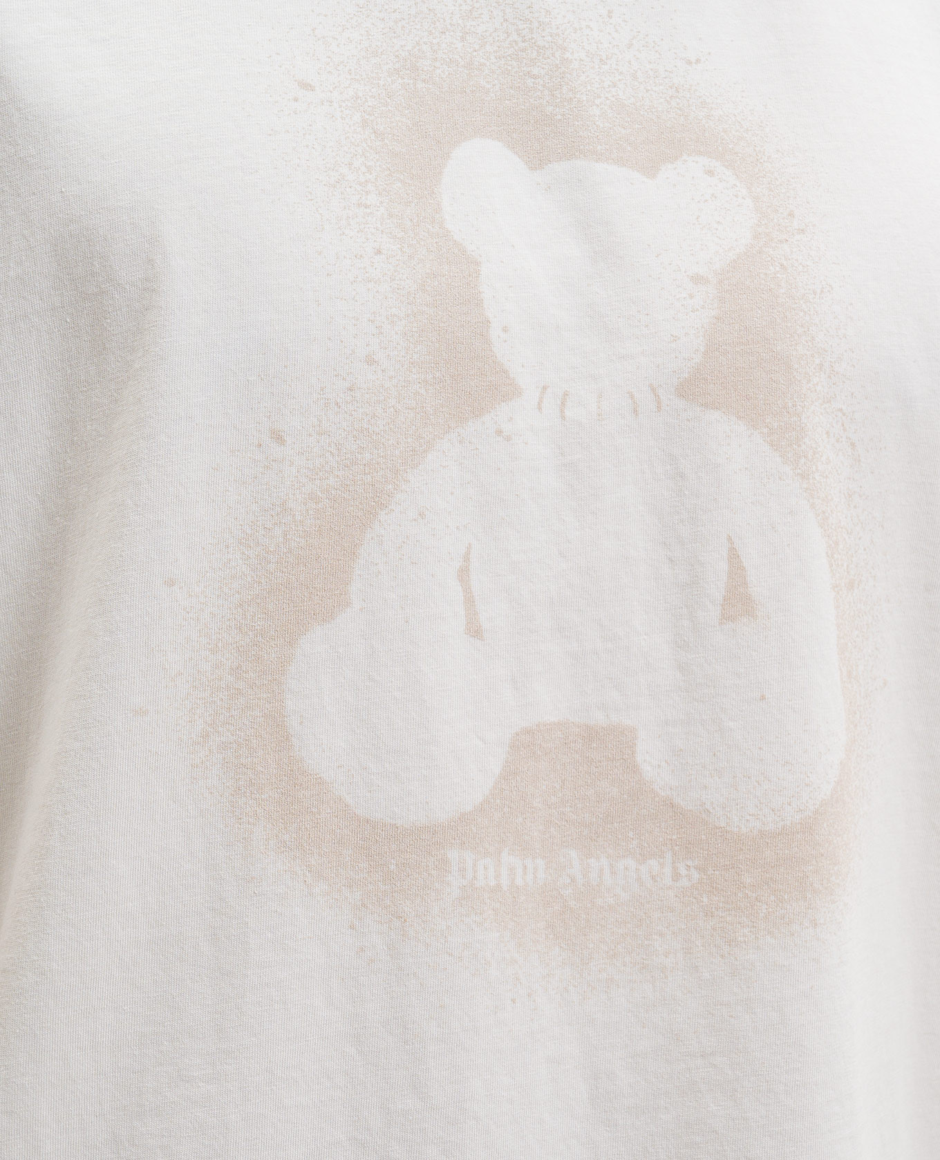 

Spray Bear T-shirt in ivory Palm Angels, Beige