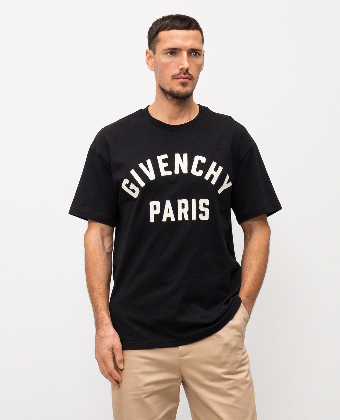 

Black T-shirt with logo Givenchy