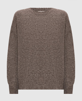 Max Mara Weekend PALCHI brown sweater with wool and silk WKDPALCHI