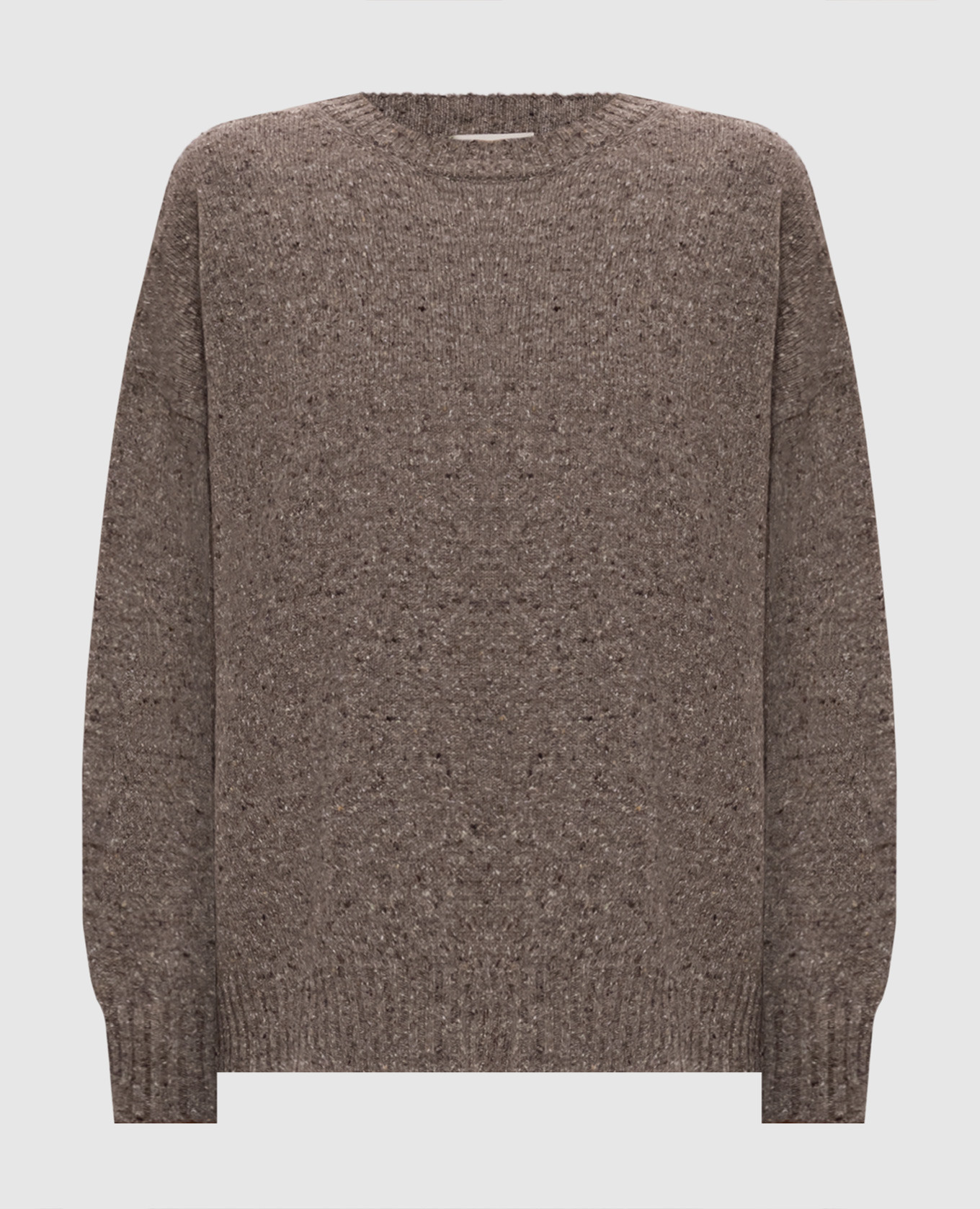 PALCHI brown sweater with wool and silk