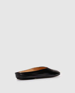 Marsell Bama black leather mules MW8431P015