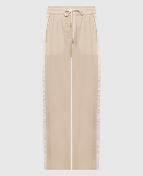 Peserico Beige sweatpants P042432769A