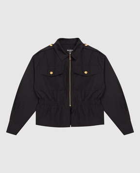 Balmain Children's black jacket BY2A87B00941214
