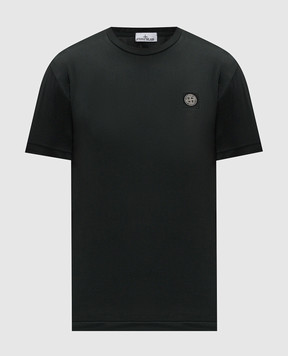 Stone Island Green t-shirt with logo patch L2S152100027S0013
