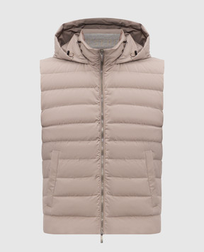 Peserico Gray down vest R530743604I