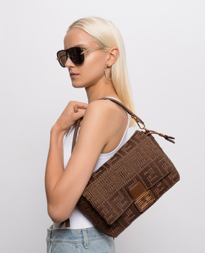 Fendi Brown Mamma messenger bag 8BR833AY6G