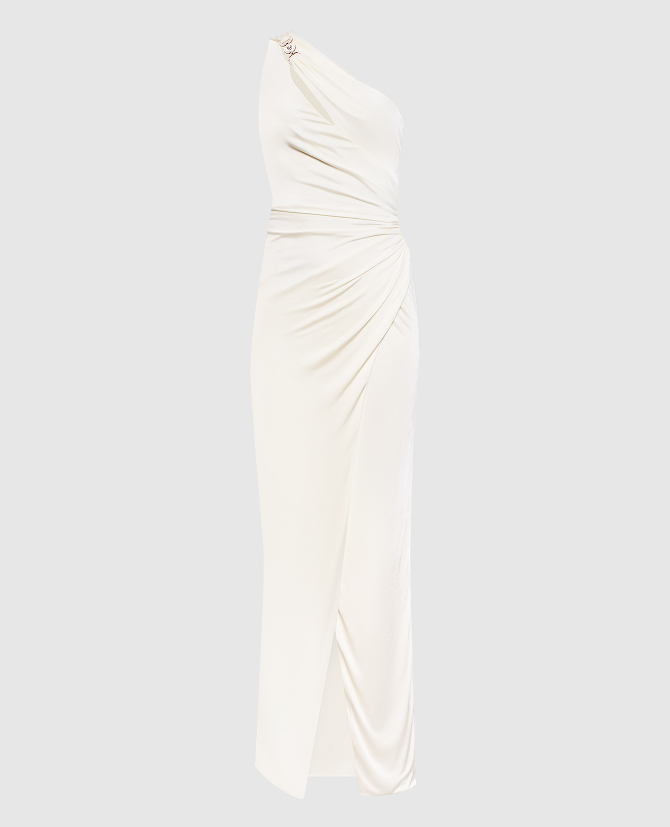 

White dress with drapery Versace