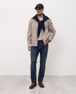 Brunello Cucinelli Beige cashmere jacket MV4216556