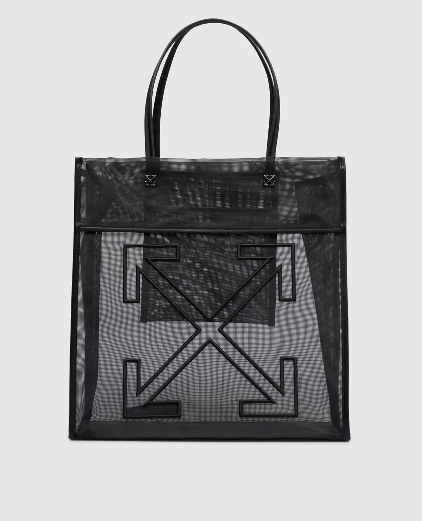 Black Market Tote Bag with Embroidered Emblem