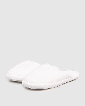 Hamam Olympia white terry slippers OLYMPIAORGANICSLIPPERS