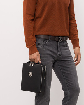 Stefano Ricci Black leather bag ND218GTPVD