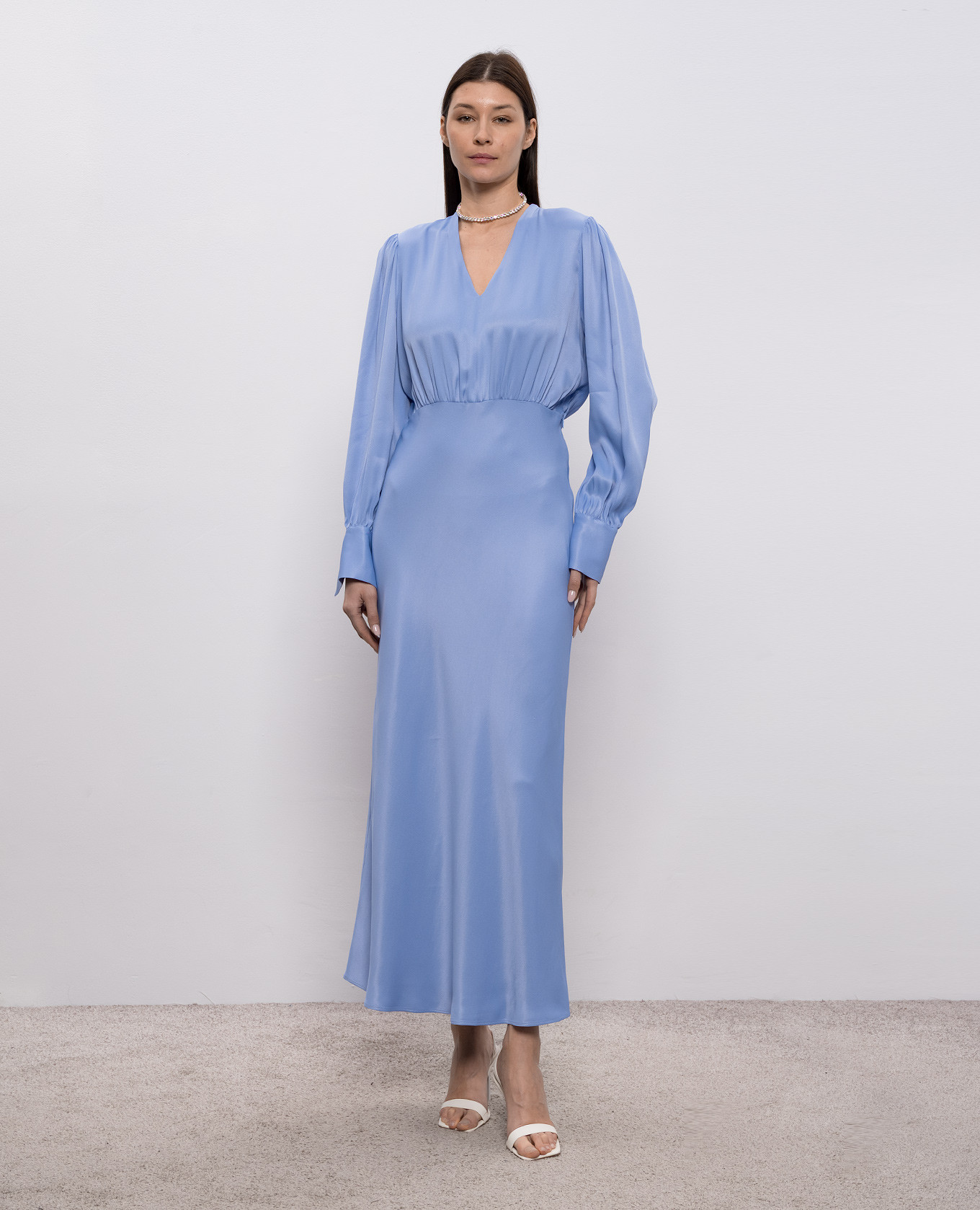 

Blue maxi dress Twinset, Light blue