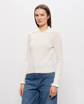 Twinset Ivory polo shirt 262AT3113