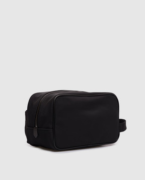Gianni Chiarini Black Oslo toiletry bag with logo BCUB20288NYLPL