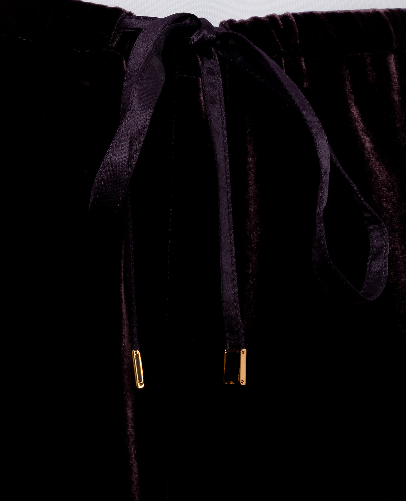 Burgundy velvet pants with silk Agnona 5