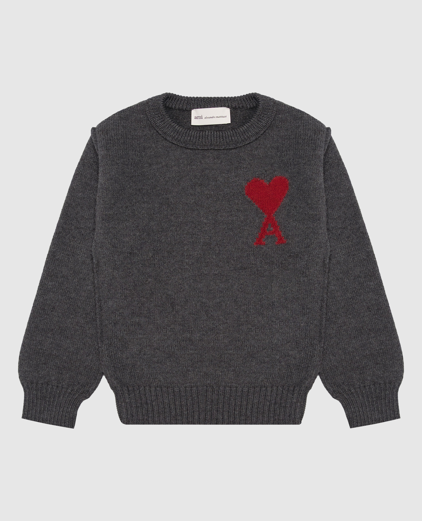 Children's gray wool sweater