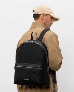 Off-White Black backpack with logo OWMNB17F26FB01