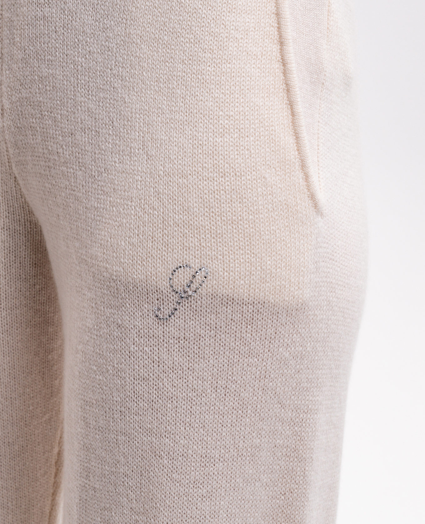 Ivory cashmere and wool pants Sporty & Rich 5