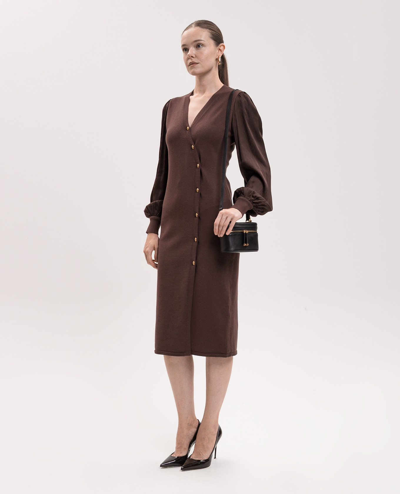 Brown dress Twinset 2