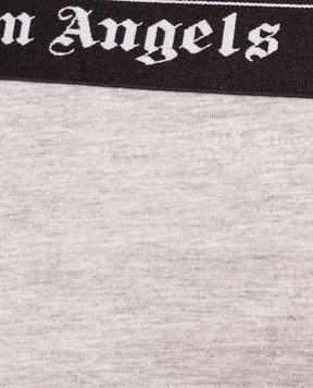 Palm Angels Set of grey trunks with logo PLA1UMWTR04TR