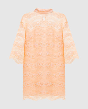 Twinset Orange lace mini dress 261TP2786