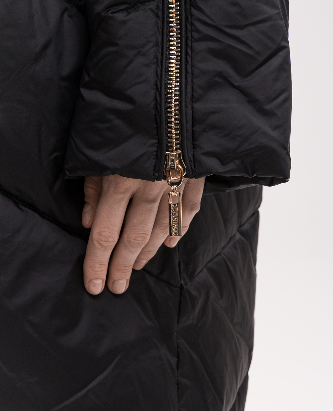 Black long jacket Twinset 5