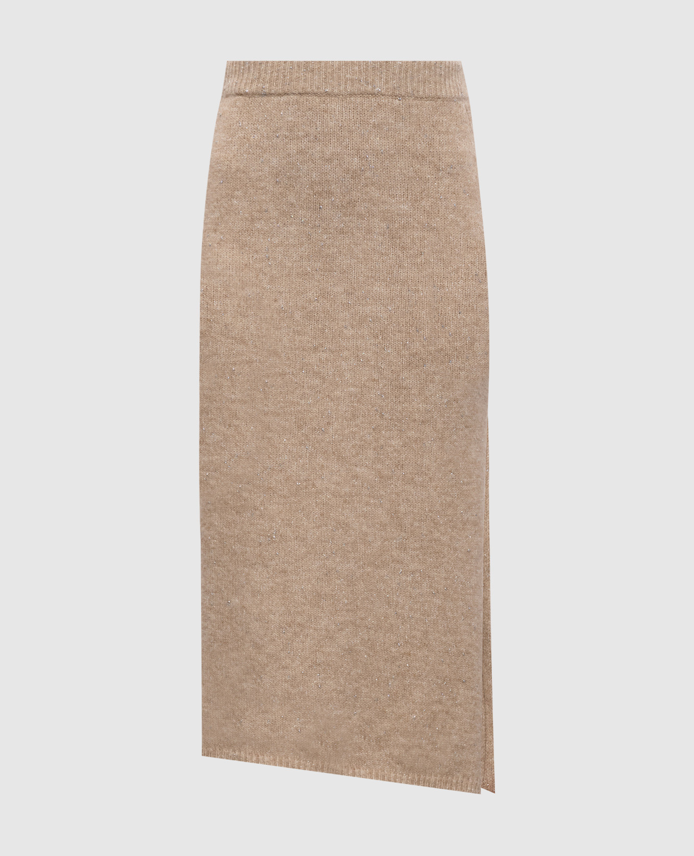 

Beige midi skirt with wool Peserico