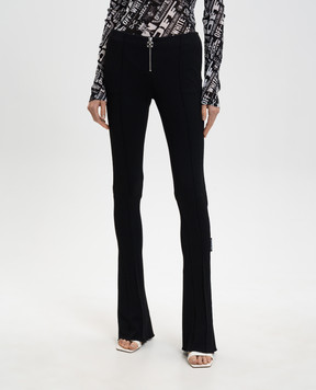 Off-White Black Jer pants with emblem 2CA19AS26JER001