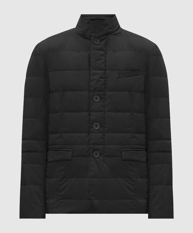 Black down jacket