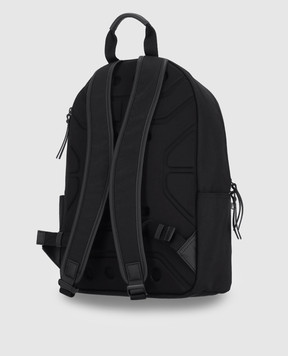 Premiata Black backpack with logo patch BLADE
