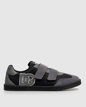Dolce&Gabbana Children's black combination sneakers DG Original DA5254A42783940