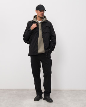 Riotdivision RD-Civil black pants with logo patch RDCPGEN4