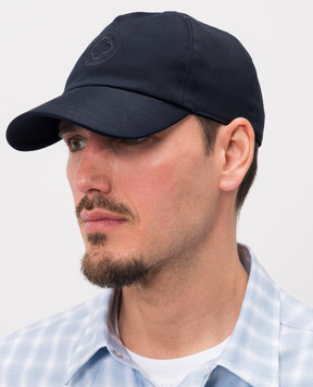 Peserico Blue cap with embroidered emblem R76057C0RCC762