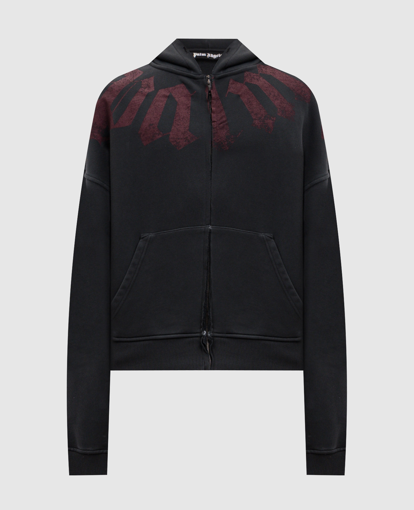 Dark grey sports jacket with logo print