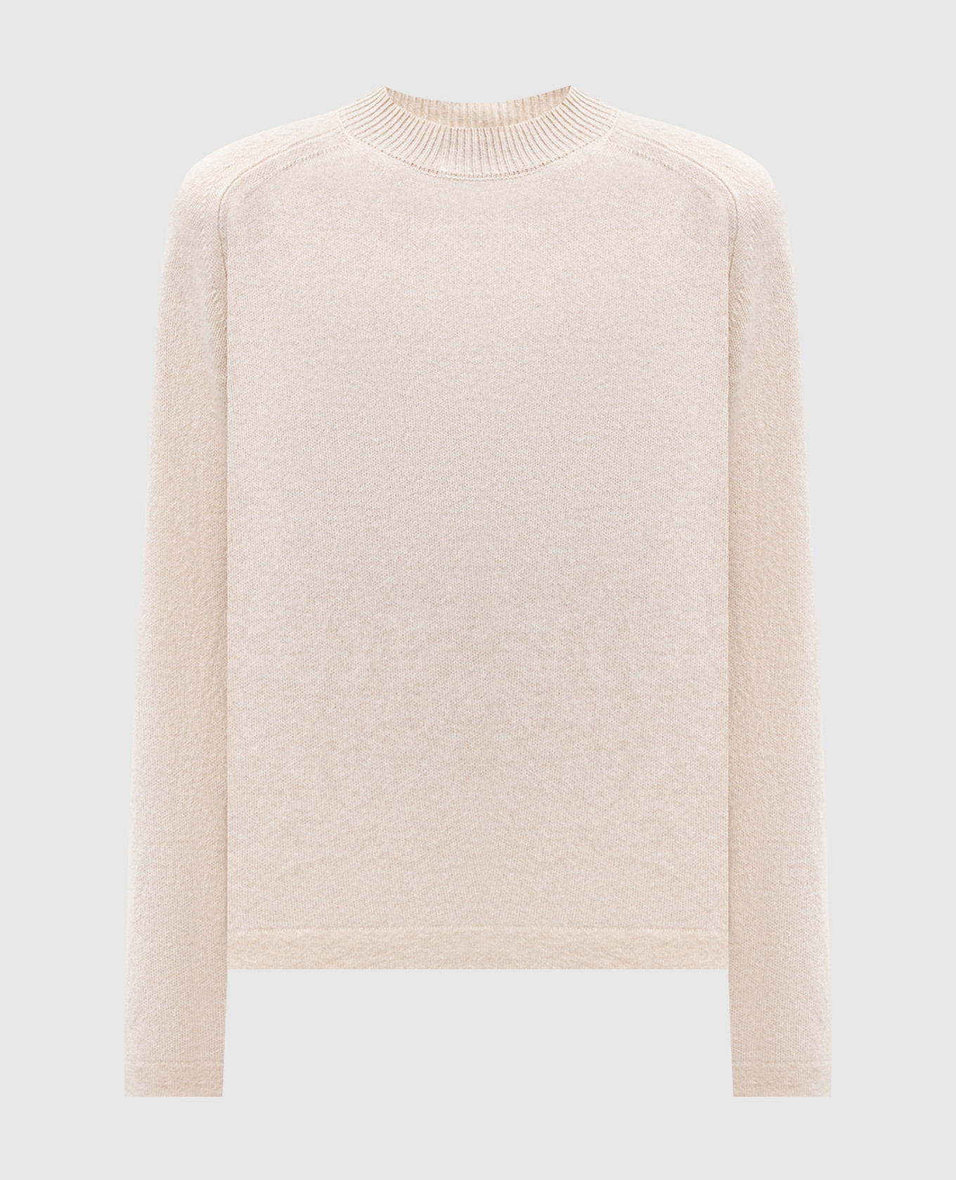 

Beige LINNE cashmere jumper MooRER
