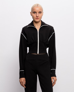 Max & Co DANZATORE black cropped sports jacket MCLDANZATORE
