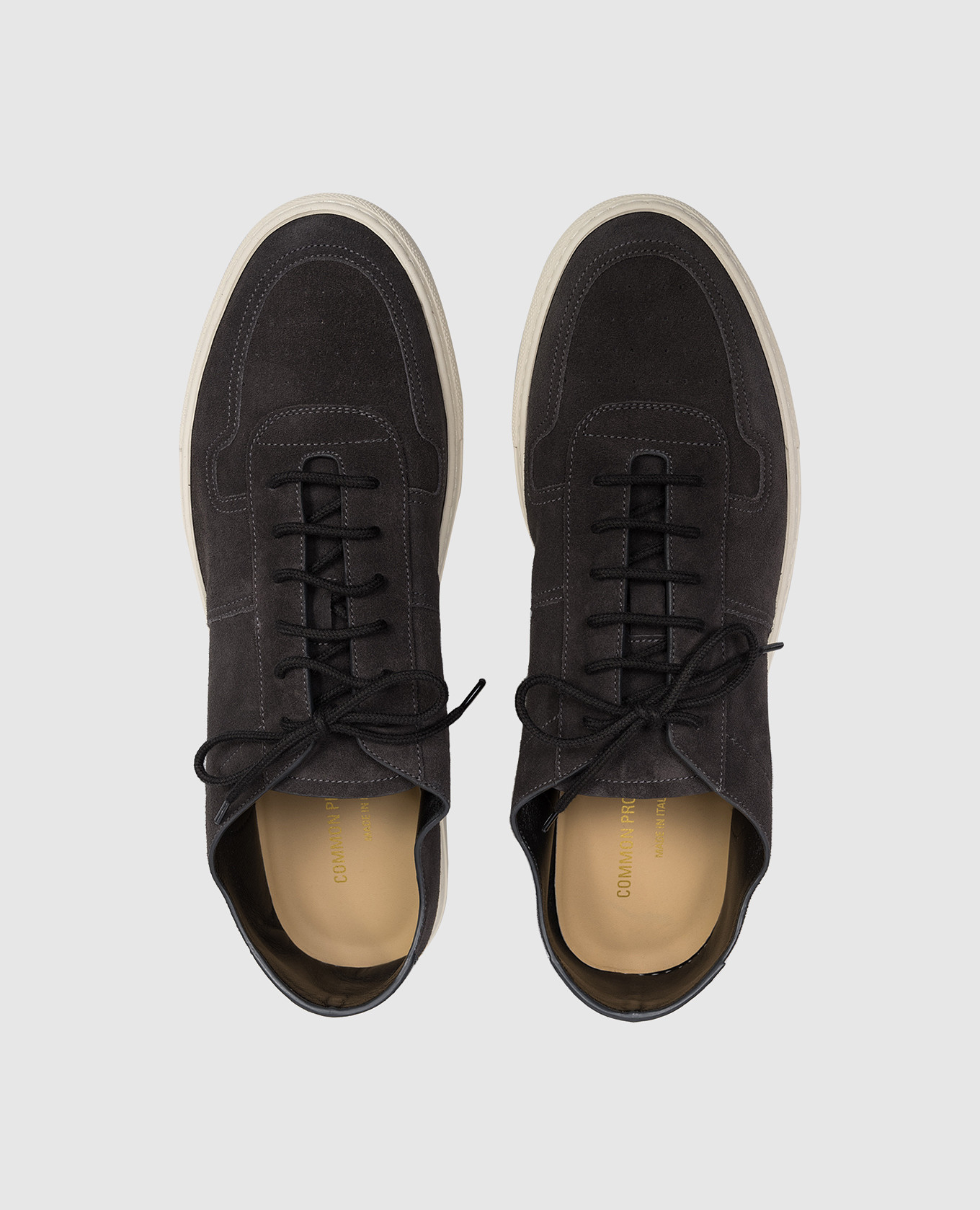 

Grey suede Bball sneakers Common Project