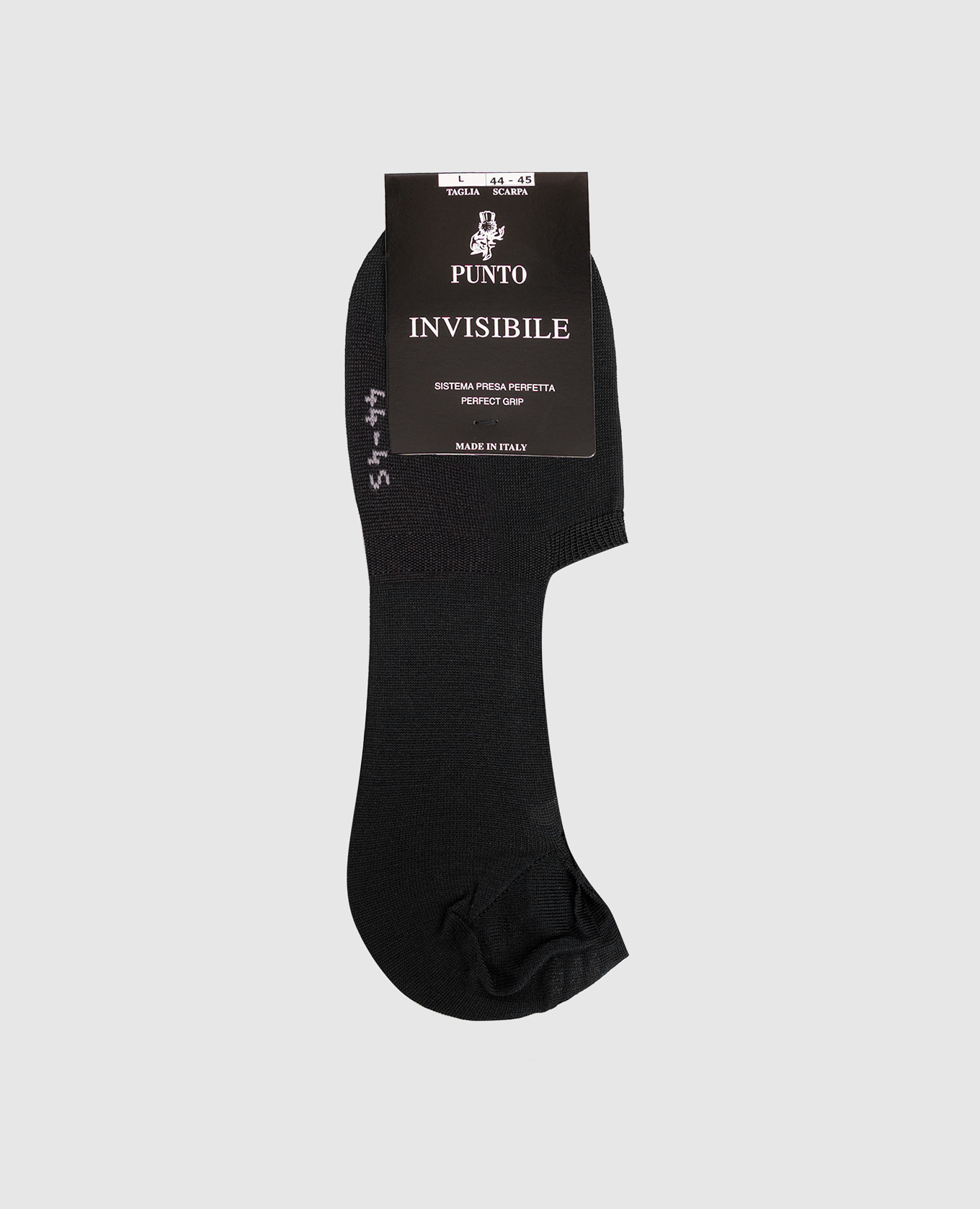 Black Invisibile footprint socks