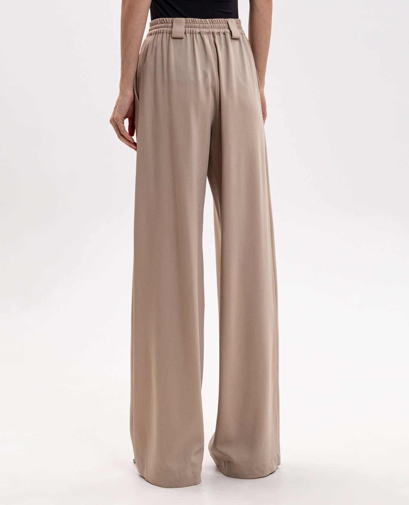 Beige wool pants Ermanno Scervino 4