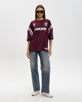 AMIRI Burgundy T-shirt Sport AWTOJR1022
