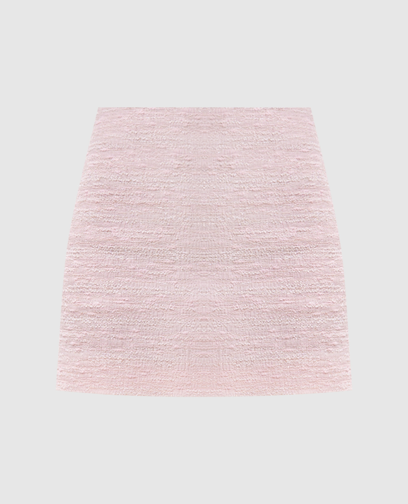 Pink tweed mini skirt