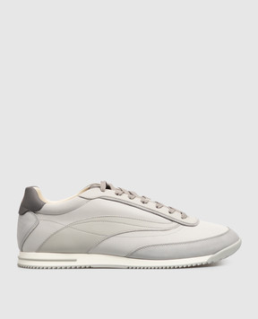 Brunello Cucinelli Gray combination sneakers MZUGNIA357