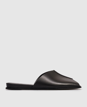 Premiata Black leather flip-flops M7332FAT