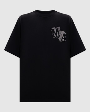 AMIRI Black T-shirt with crystals AM426JR030