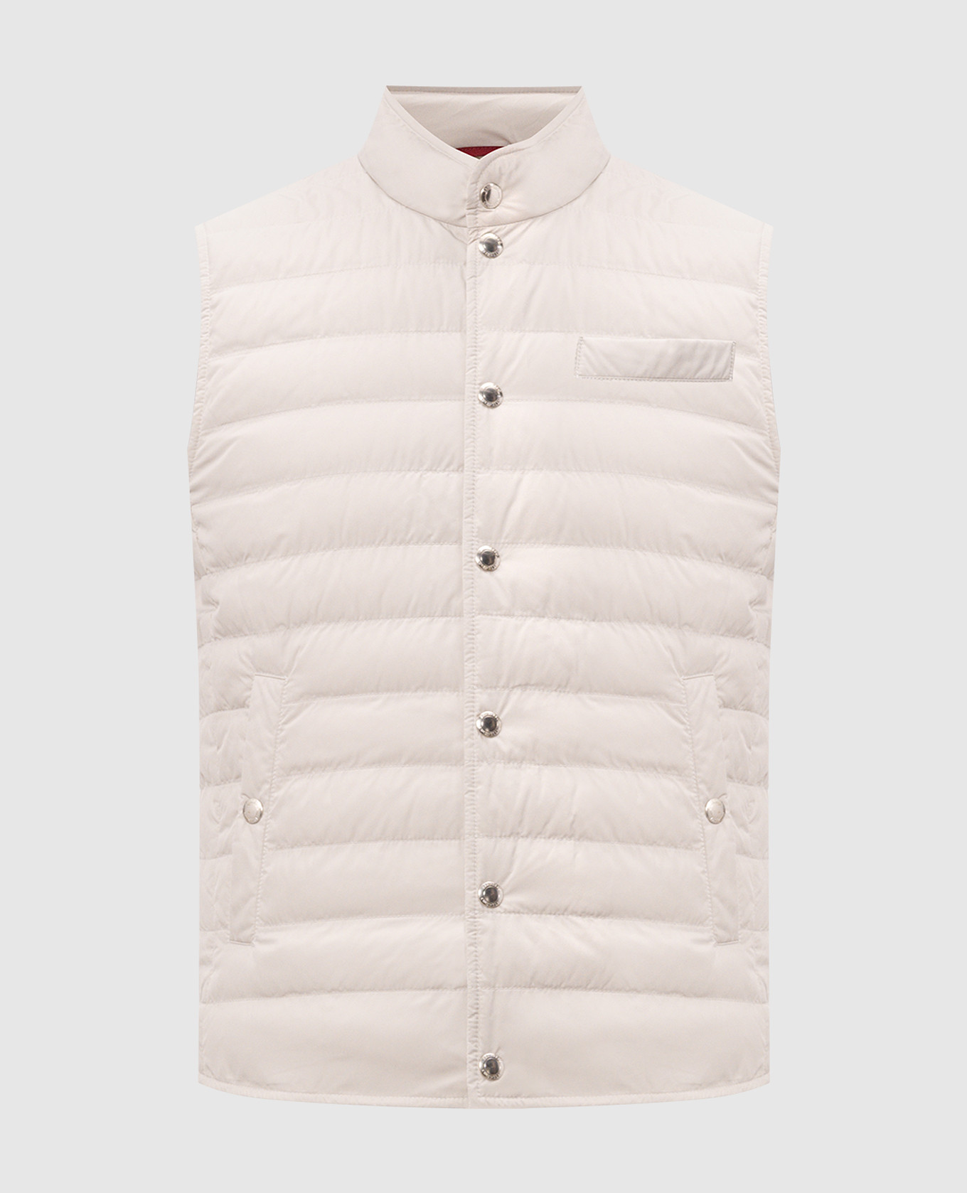 Grey down vest