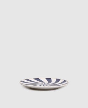 Bitossi Home White porcelain saucer Wheel ABR00061