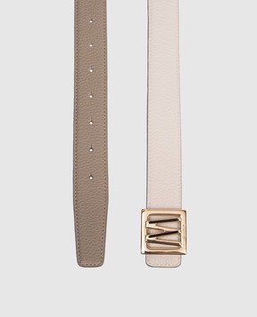 MooRER ELYDE reversible leather belt with logo ELYDEPGR