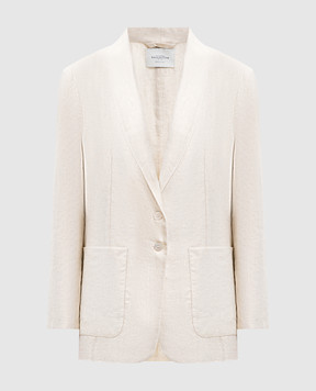 Ballantyne Beige jacket with linen BLJ065ULR02