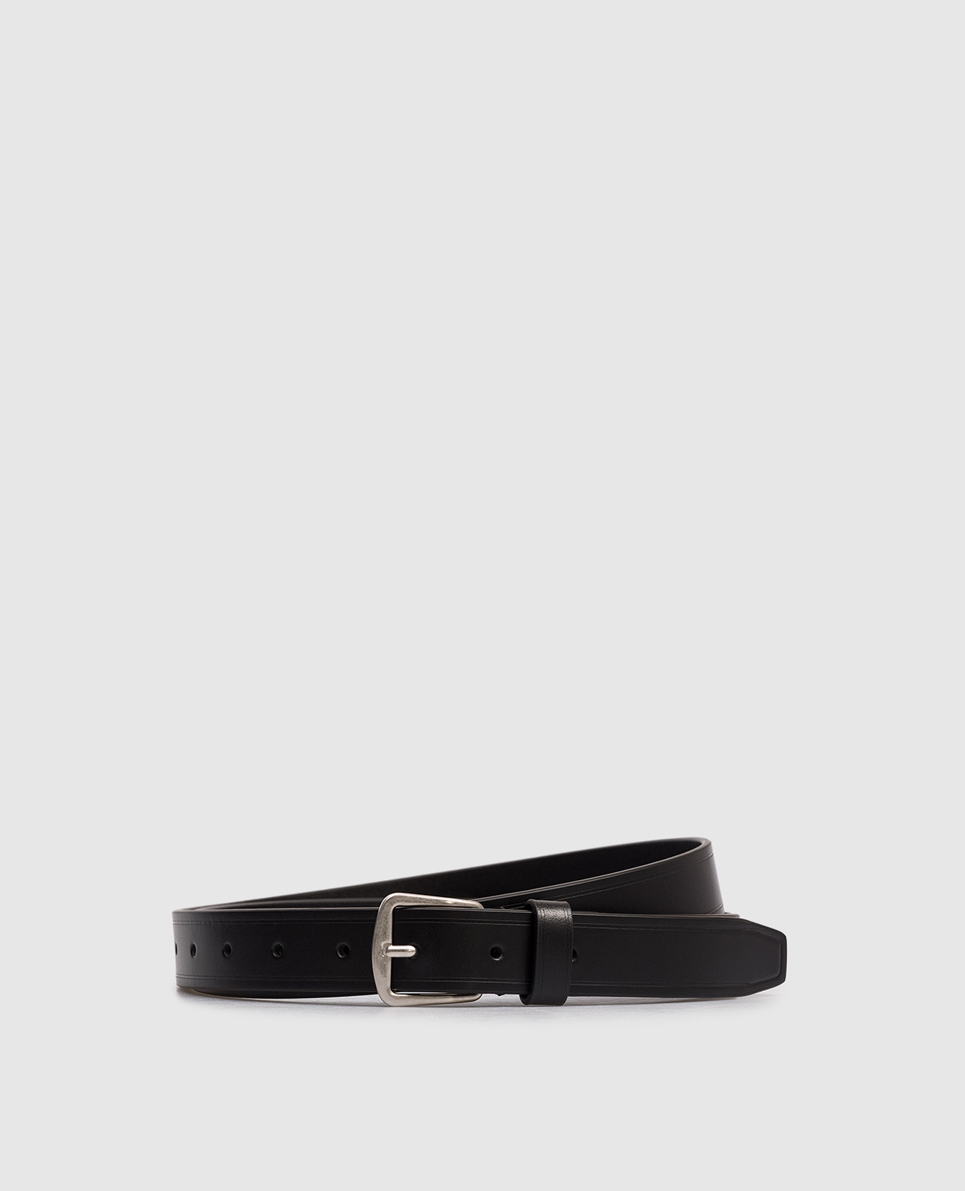 

Black Willow leather belt Ann Demeulemeester